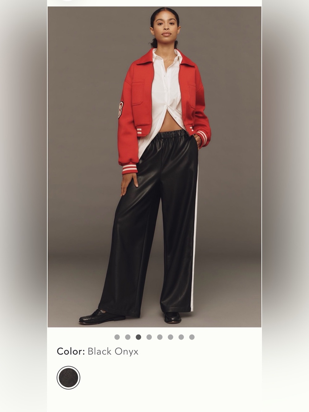 Maeve Faux Leather Pull-On
Track Pants